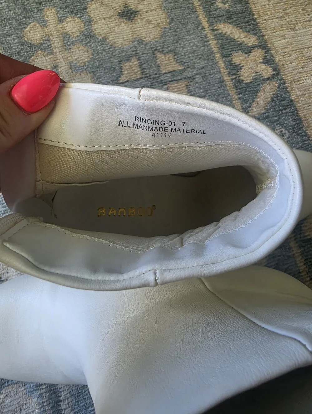 White Ankle Boots